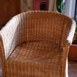Rattan armchair