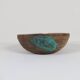 Set of three unique farmhouse bowls from 19th-century Swedish folk art.