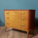 Commode scandinave en frêne des années 1950