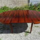 Table scandinave extensible en palissandre