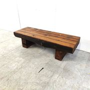 Table basse rectangulaire brutaliste, années 1950