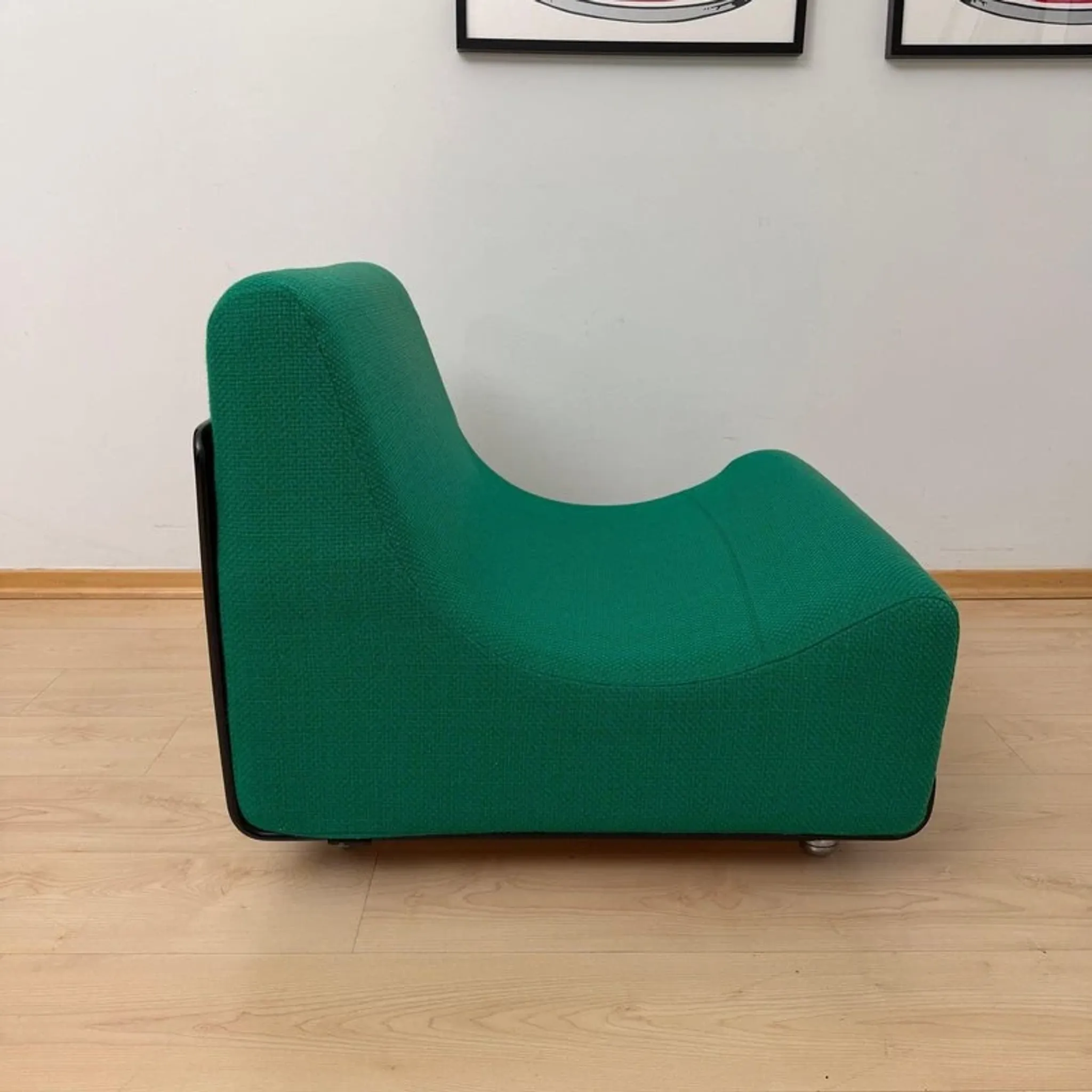 Modular green Orbis sofa ensemble by Luigi Colani for COR, Germany, 1970, set of 8