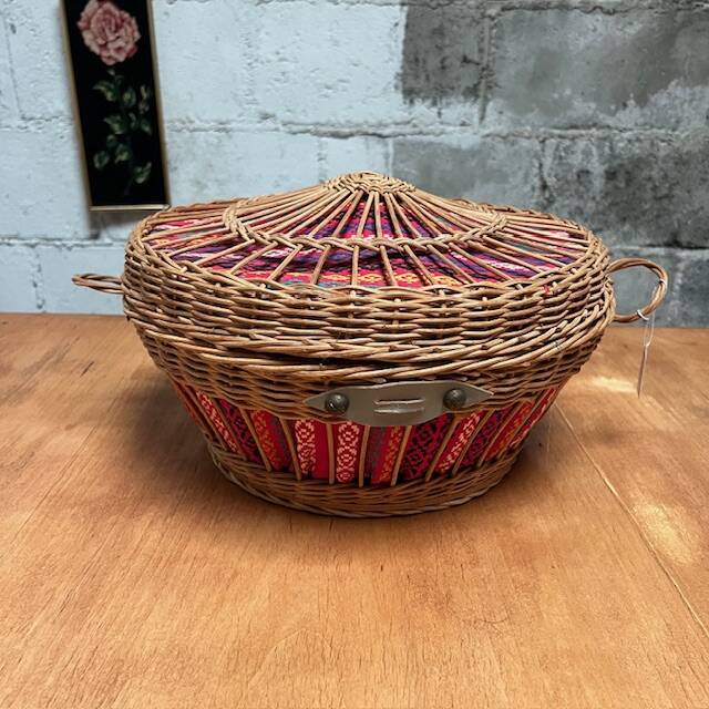 Sewing box - vintage basket