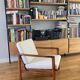 Olive heather BZ armchair