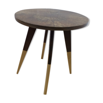 Kintsugi wood and gilded coffee table