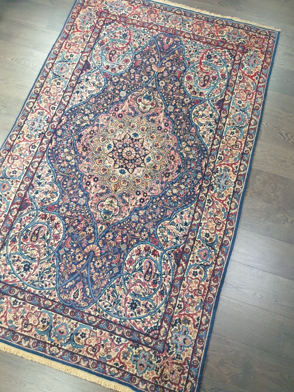 Handmade Kerman rug