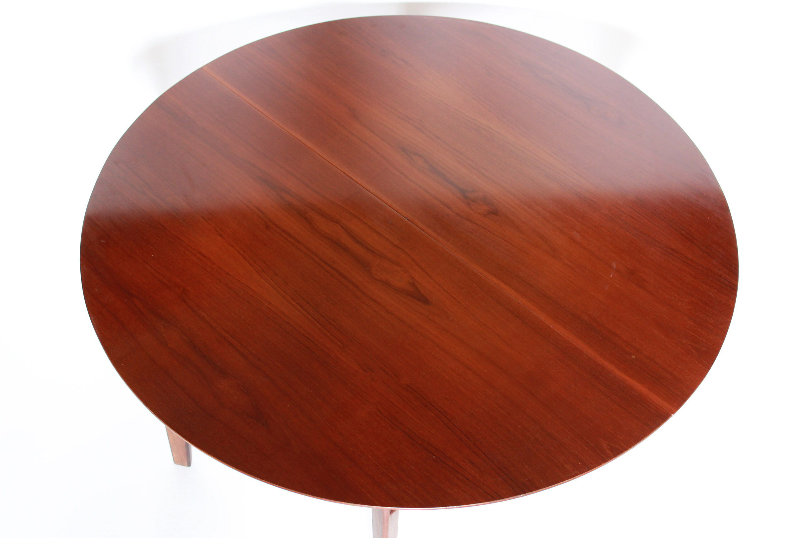 1950s vintage extendible teak dining table by Vittorio Dassi