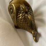 Cendrier en forme de poisson en bronze