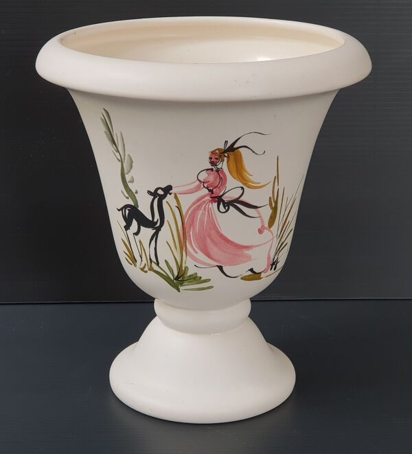 Vase vintage forme médicis 1960