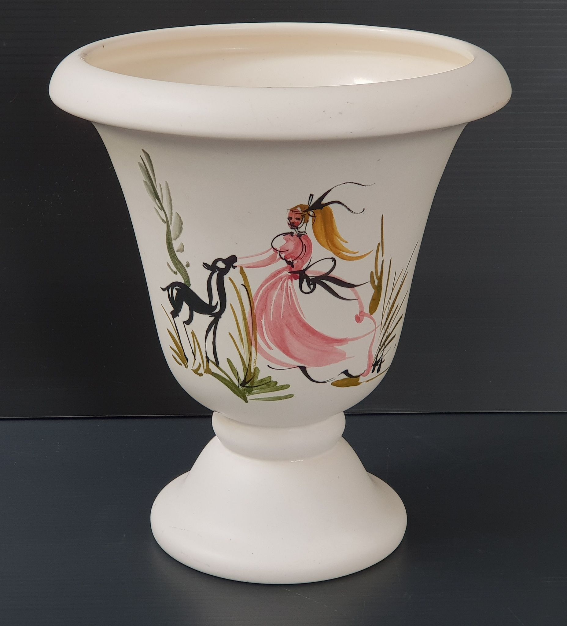 Vase vintage forme médicis 1960