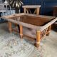 Coffee Table And Pair Of Sofa Ends From The 70s In Bamboo - 20th Century