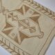 Decorative White Handmade Oushak Runner sku 2079