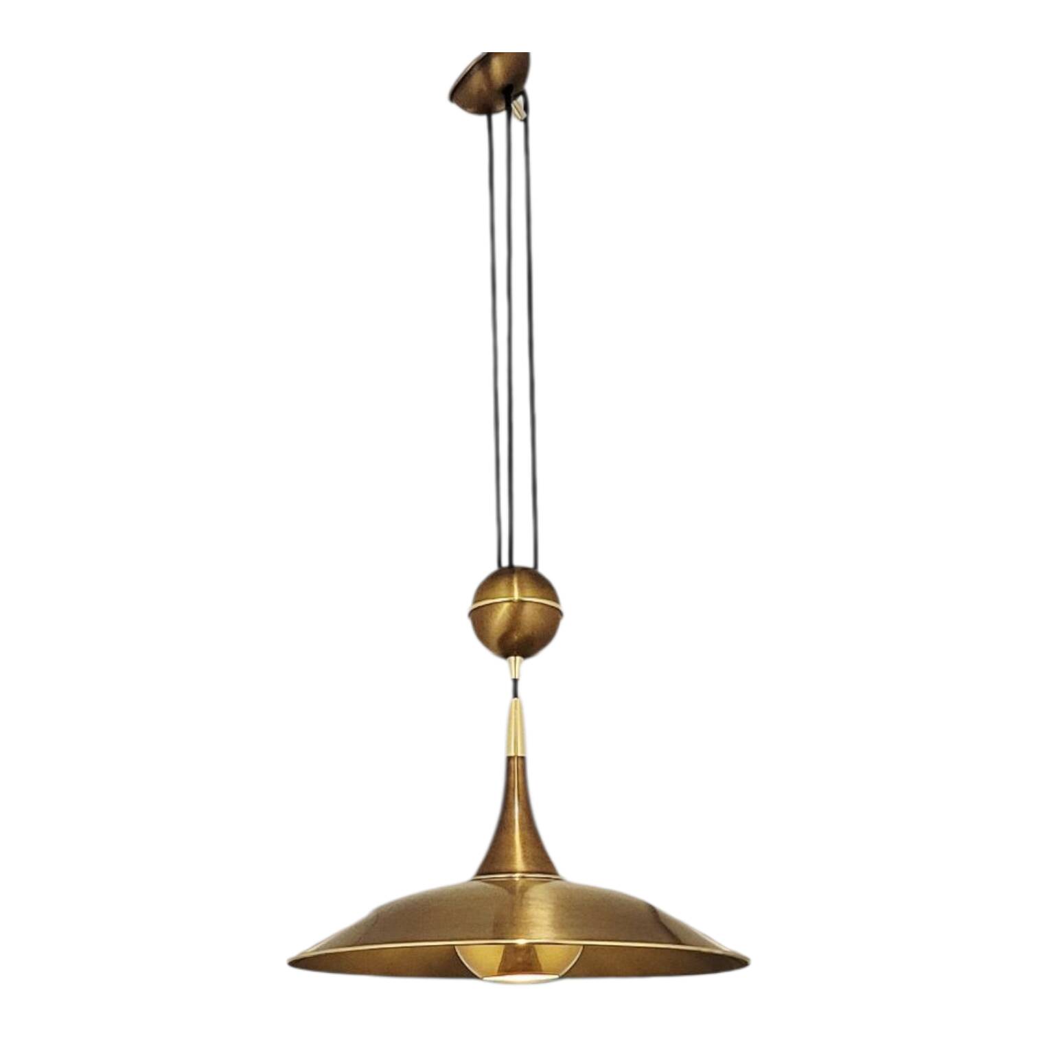 Florian Schulz Onos 55 pendant ceiling lamp, Germany 1970