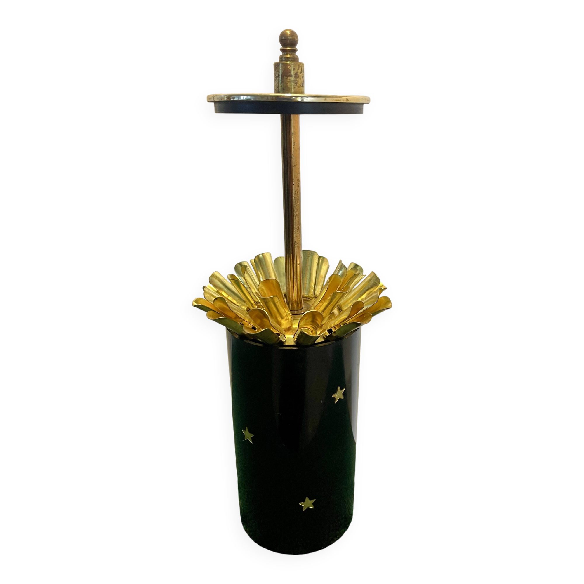 Brass and Bakelite cigarette dispenser