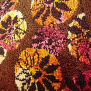 Vintage Wool Carpet Space Age 70s