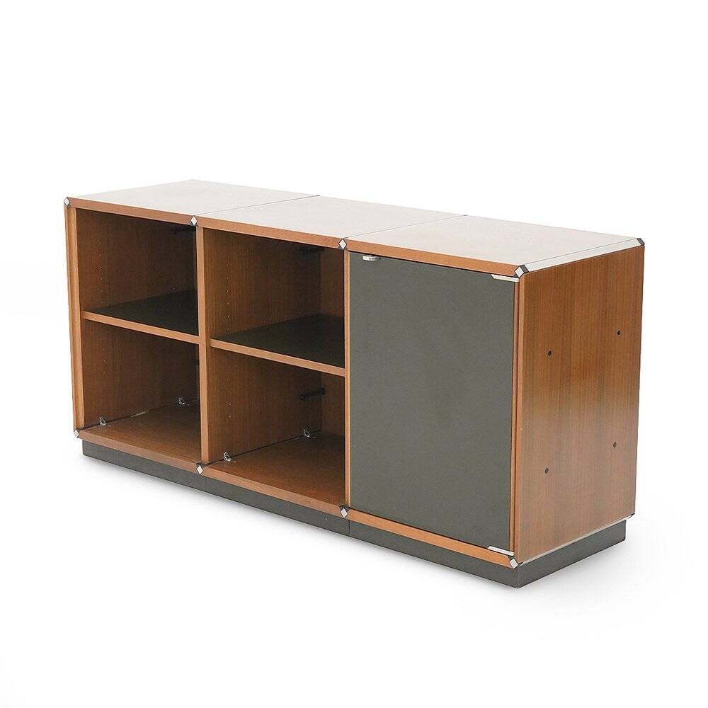 Modular enfilade adjustable by Ampelio Piarotto for Piarotto, 1960s.