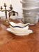 Old Sauce Boat White Blue Porcelain Limoges Gilded Betoule Legrand