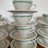 Set of 10 coffee cups 1930