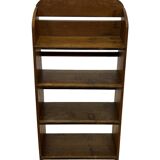 Art Deco Oak compact bookcase minimalist design