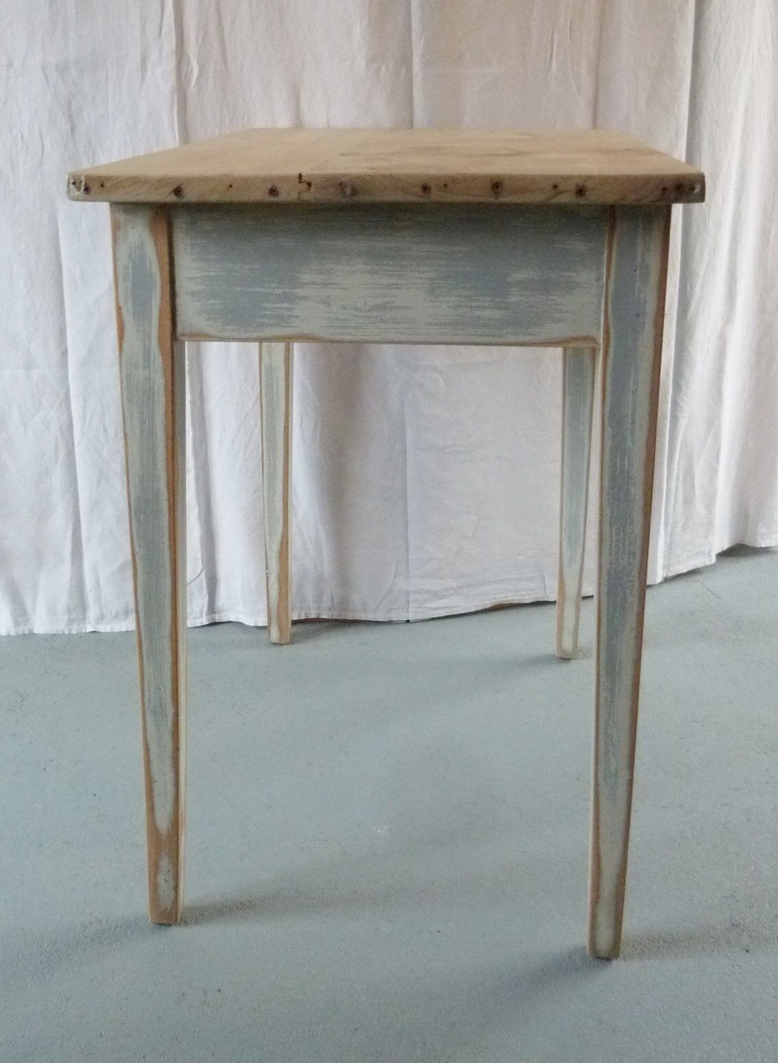 Patinated farm table