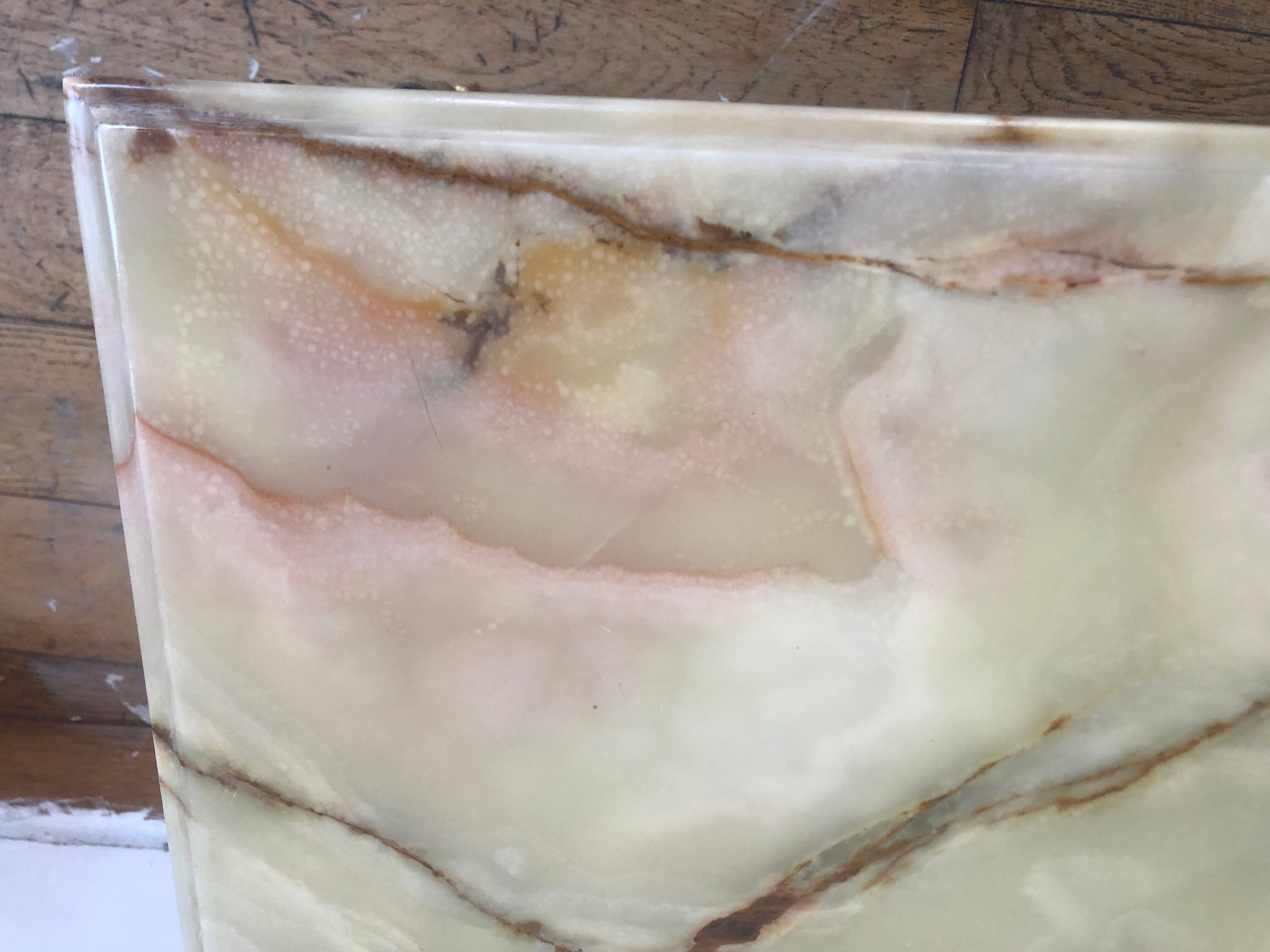 Marble onyx coffee table