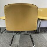 Vintage Chairs in Chrome Plated Steel, 1970s, Set of 6