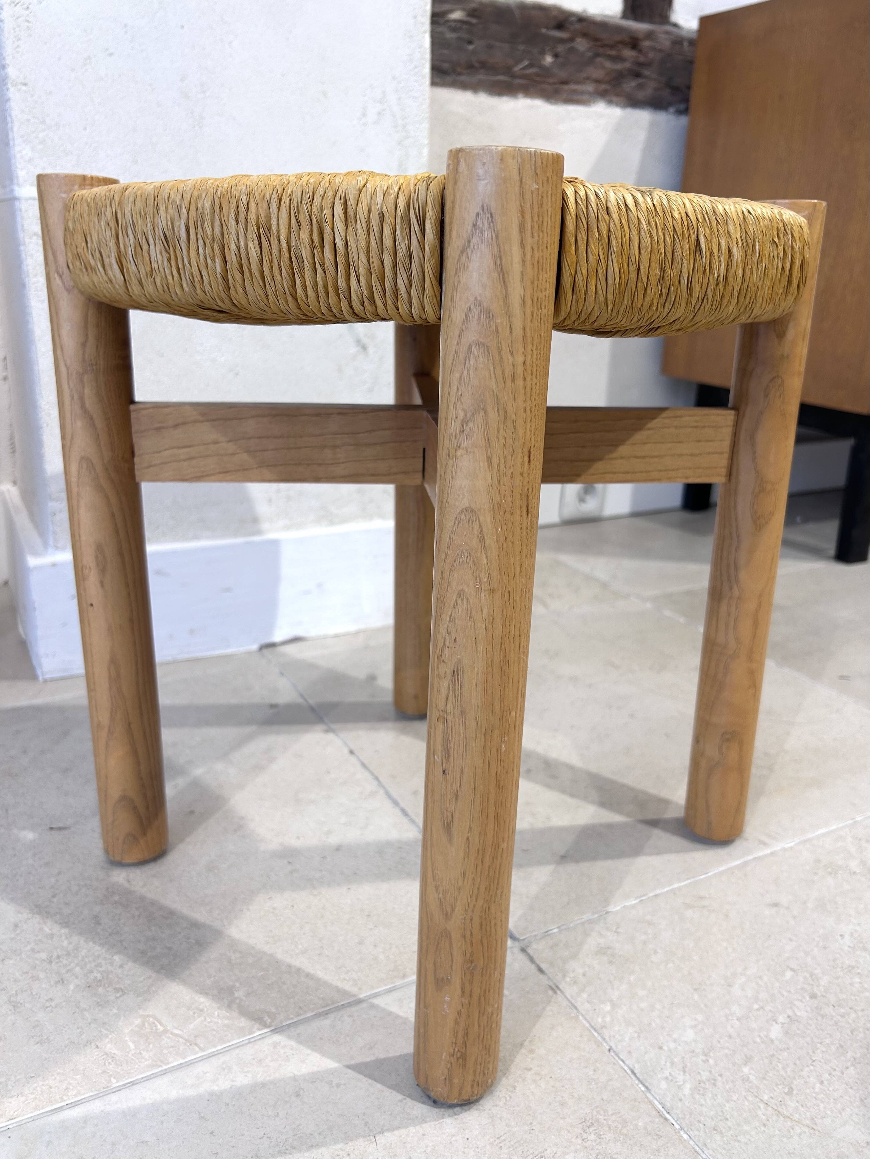 Tabouret « Meribel » par Charlotte Perriand circa 1960