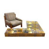 Coffee table "cityscape" by Paul Evans, 1970