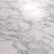 Large round Carrara marble table, Italy, 1970s