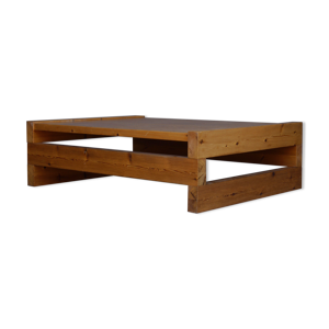 Table basse minimaliste en pin scandinave, 1970