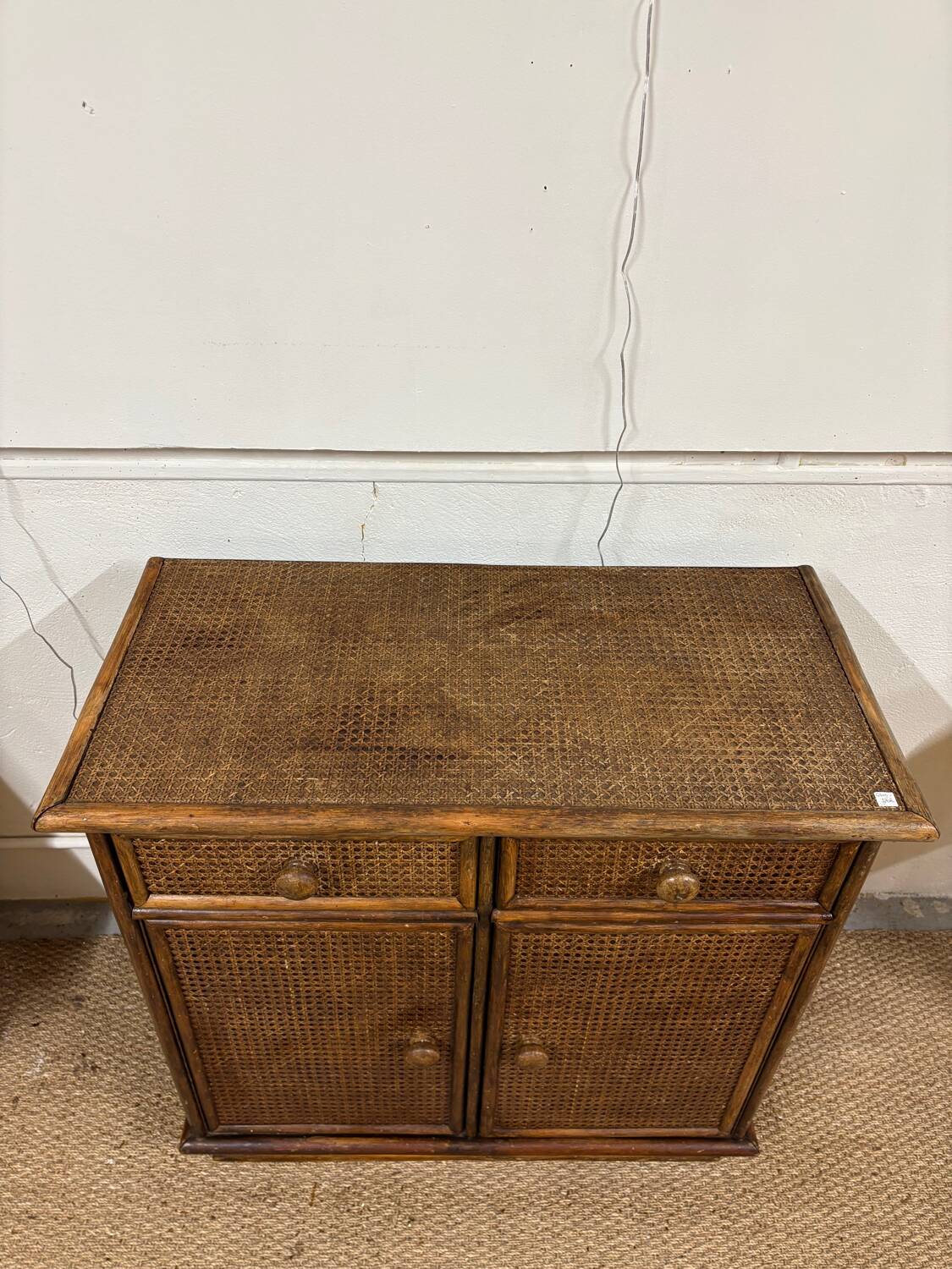 Rattan sideboard