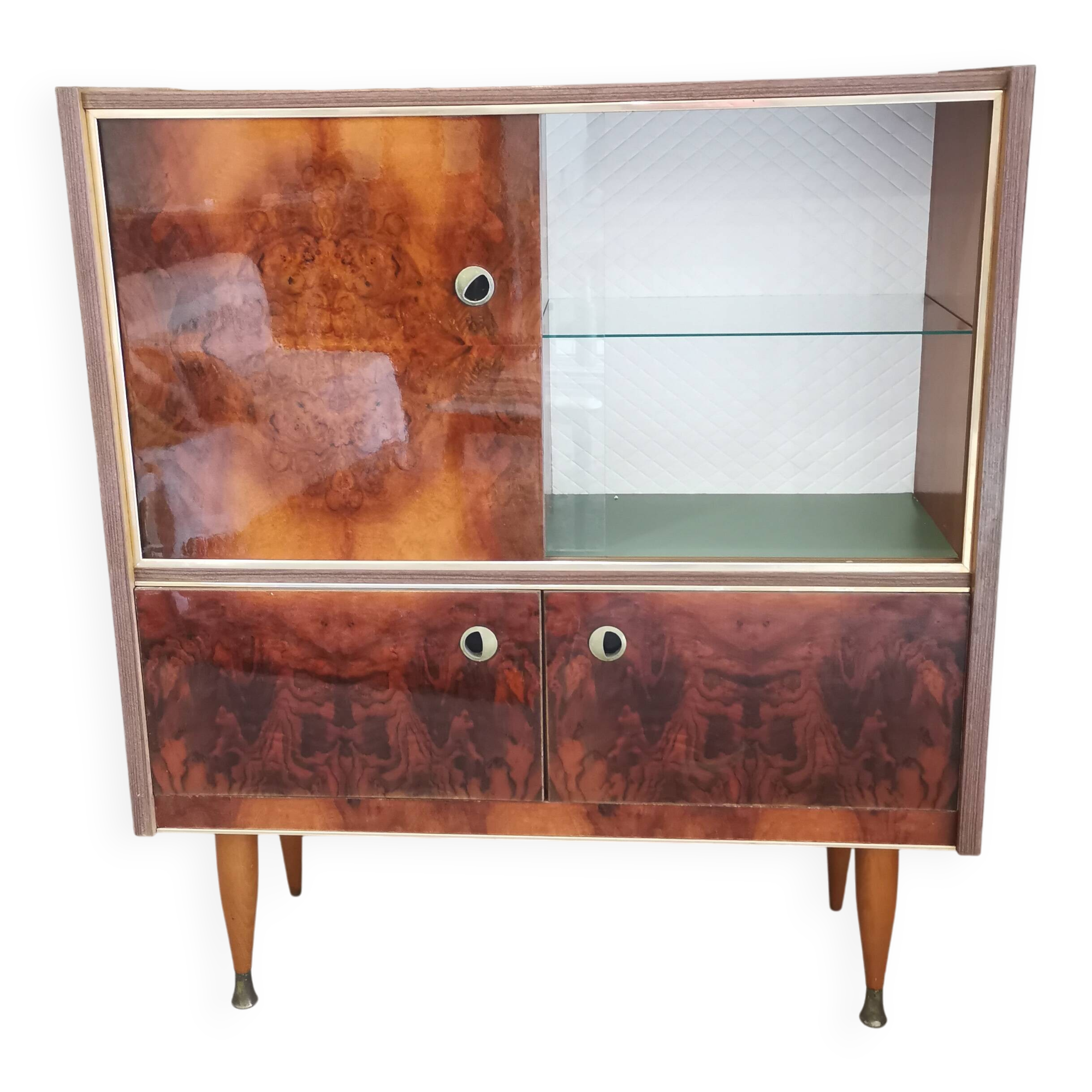 Vintage walnut buffet bar