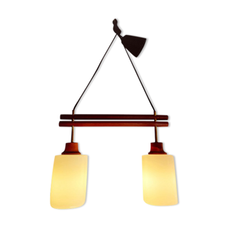 Mid-century Danish teak suspension