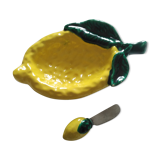 Butter dish lemon Vallauris