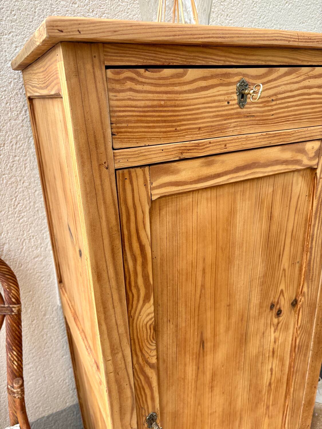 Parisian sideboard in raw wood