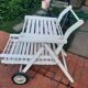 Vintage wood garden cart