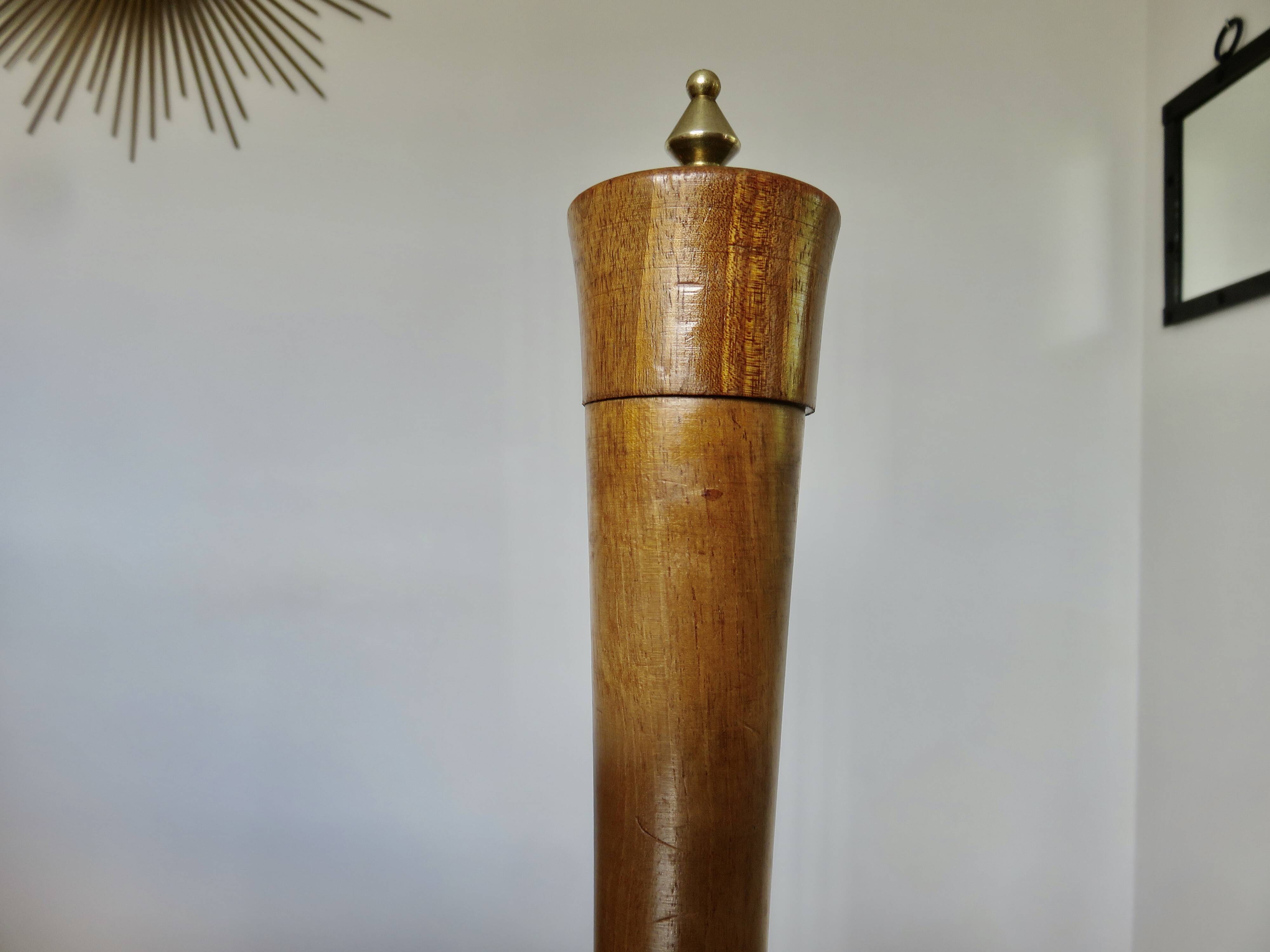Large designer pepper mill made in Italy 1960