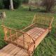Rattan basket bed