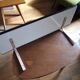 Vintage red formica shelf