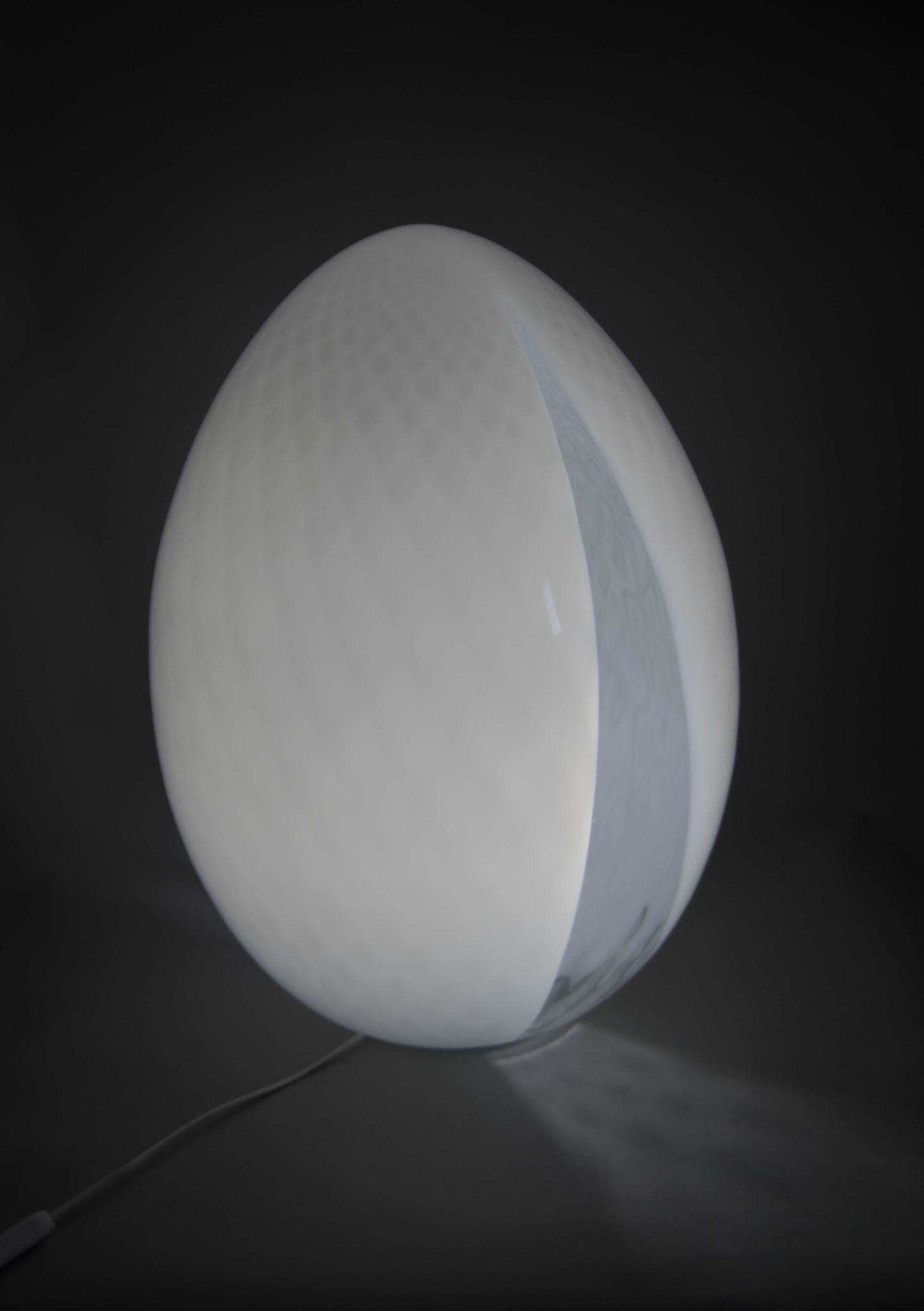 Lampe géante aux œufs en verre de Murano Italie années 2000