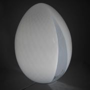 Lampe géante aux œufs en verre de Murano Italie années 2000