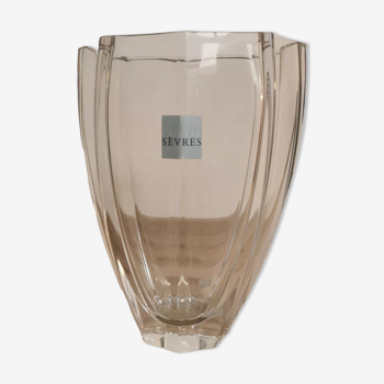 Vase moderne en cristal de Sèvres