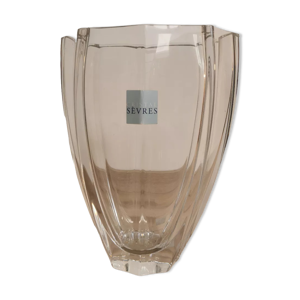vase moderne en cristal