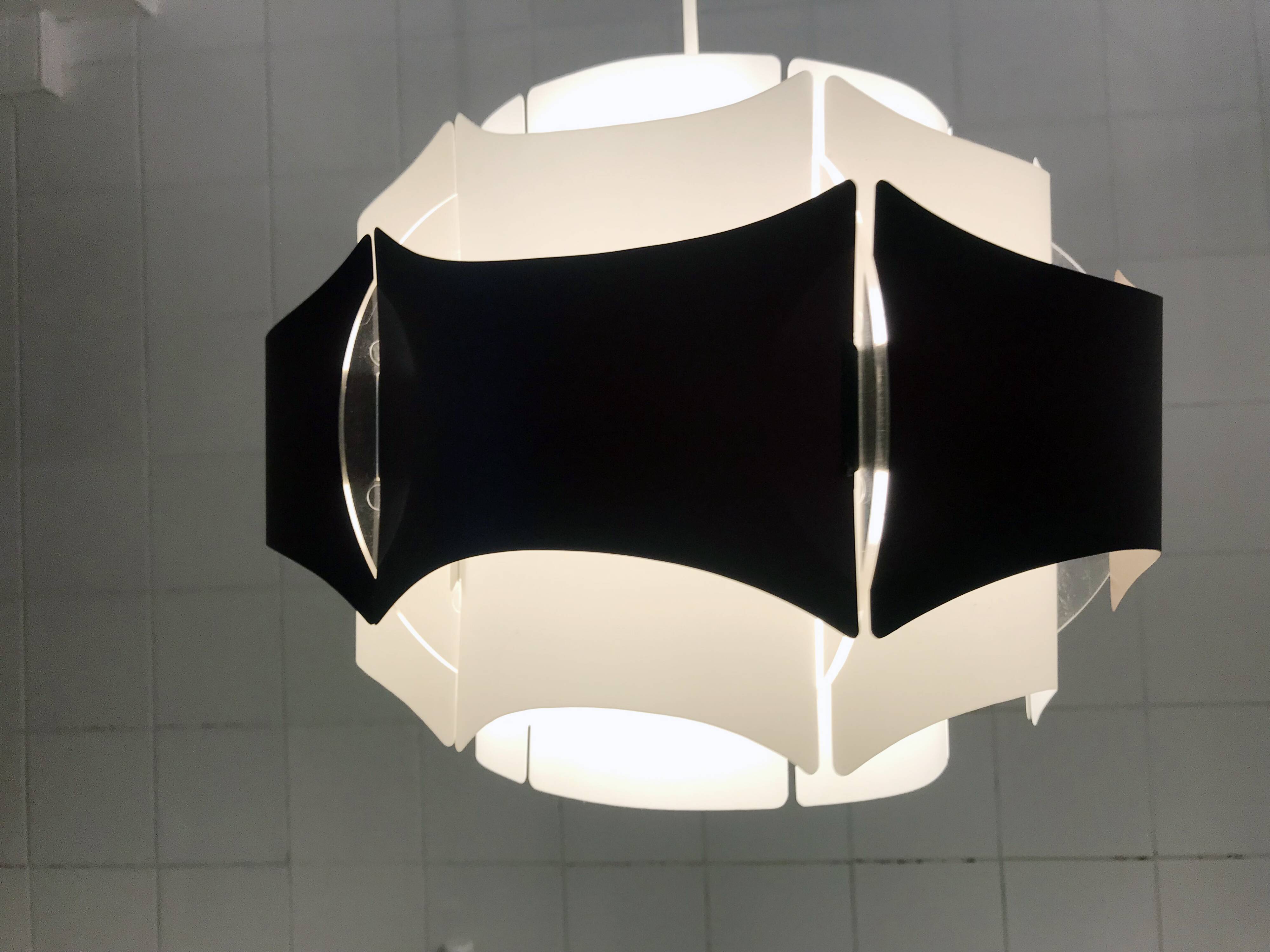 Vintage Danish Pendant Lamp • Prisma • Lars Eiler Schiøler • 1970s