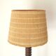 Wooden column floor lamp by Charles Dudouyt, 1940s