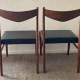 Pair of Scandinavian teak chairs from the 60s