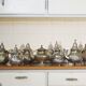 Arabic tea maker 8 pieces, Morocco 50s