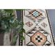 Vintage Turkish Oushak Handmade Wool Cotton White Runner Rug 81x363