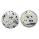 2 Plates in Nevers Earthenware (known as La Rochelle) | Bird | 18th century