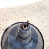 Vintage industrial lampshade in enameled sheet metal